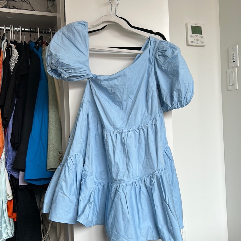 asymmetrical lovers + friends dress - small